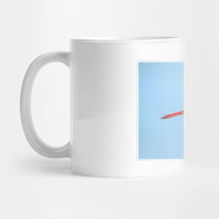 Flying Red Dragonfly Mug